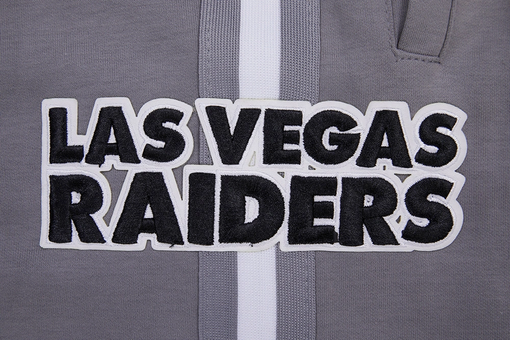 NFL LAS VEGAS RAIDERS CLASSIC CHENILLE DK SHORT (GRAY)