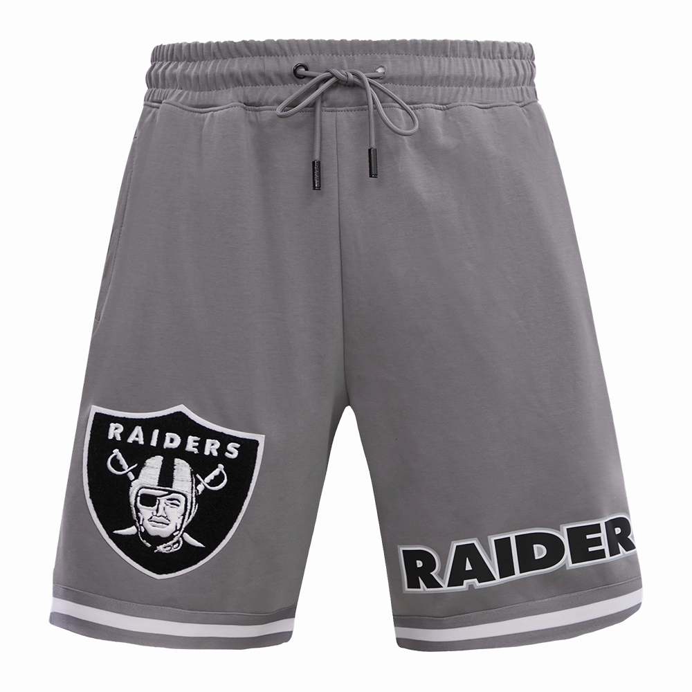 NFL LAS VEGAS RAIDERS CLASSIC CHENILLE DK SHORT (GRAY)