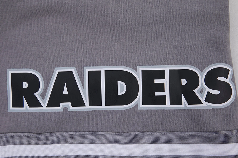 NFL LAS VEGAS RAIDERS CLASSIC CHENILLE DK SHORT (GRAY)