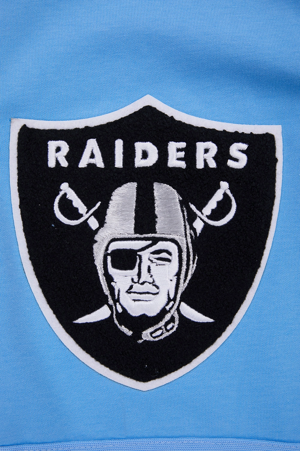 NFL LAS VEGAS RAIDERS CLASSIC CHENILLE DK SHORT (UNIVERSITY BLUE)