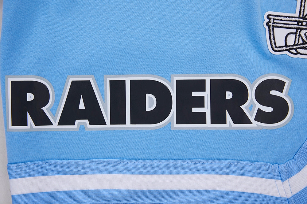 NFL LAS VEGAS RAIDERS CLASSIC CHENILLE DK SHORT (UNIVERSITY BLUE)