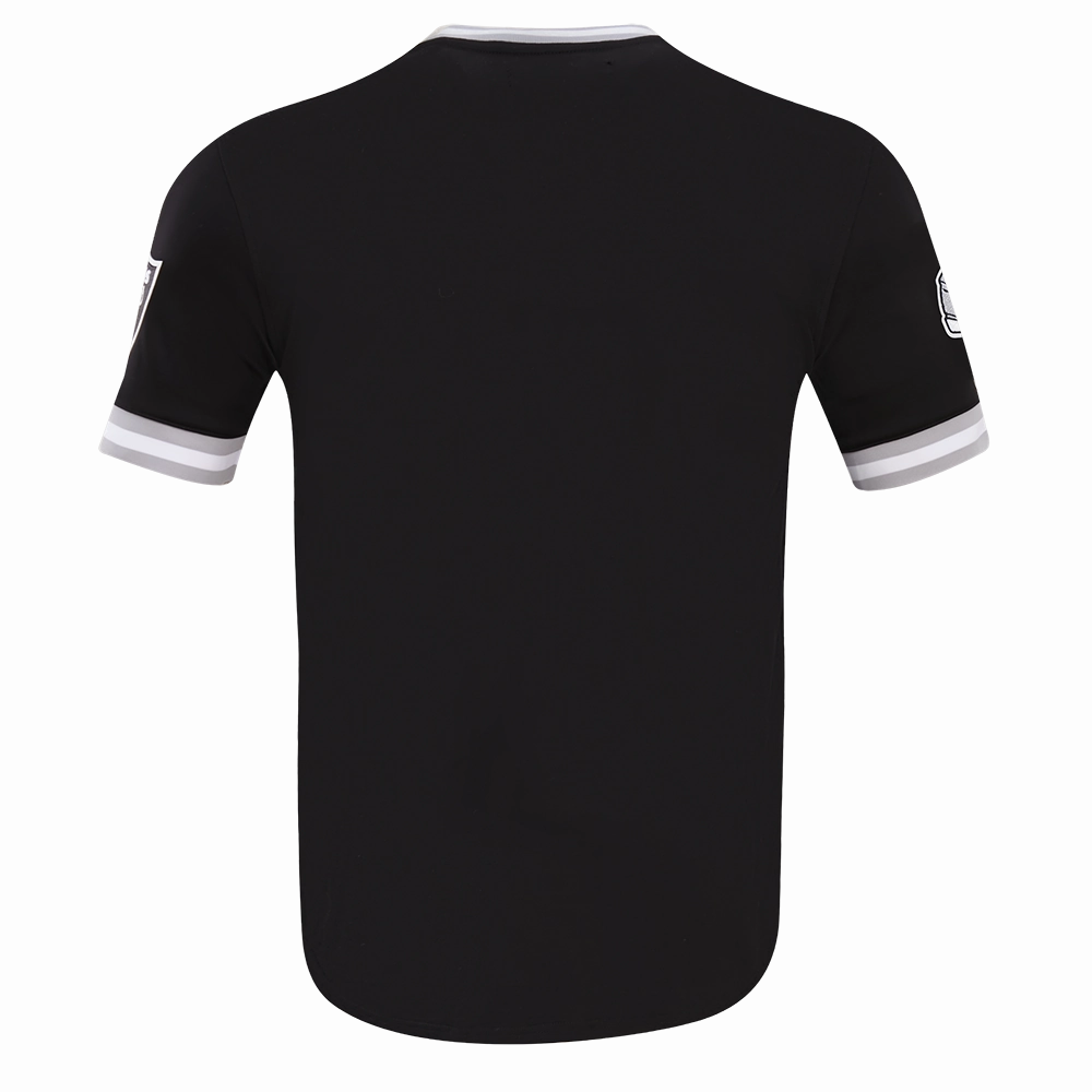 NFL LAS VEGAS RAIDERS CLASSIC CHENILLE DOUBLE KNIT TEE (BLACK)
