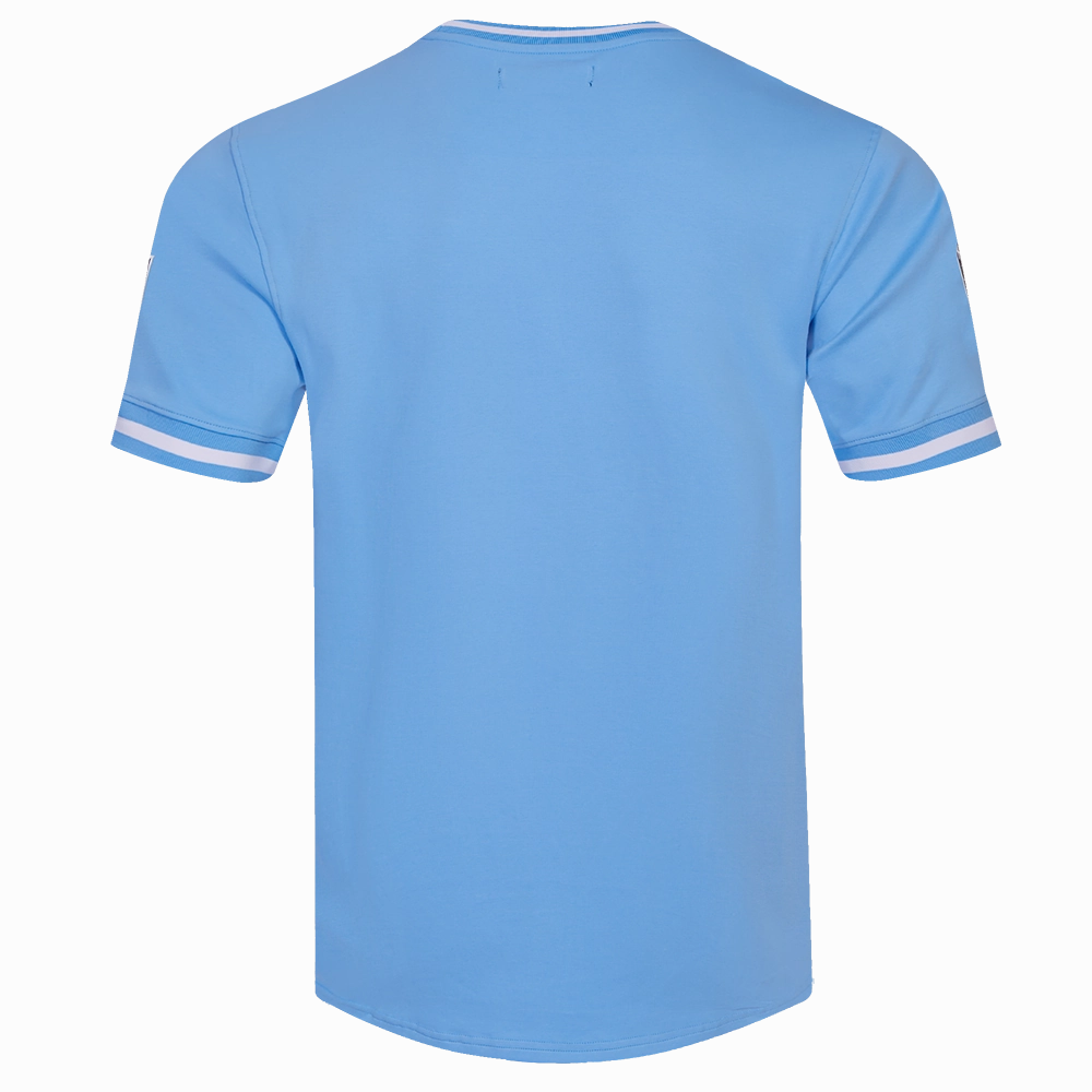 NFL LAS VEGAS RAIDERS CLASSIC CHENILLE DOUBLE KNIT TEE (UNIVERSITY BLUE)