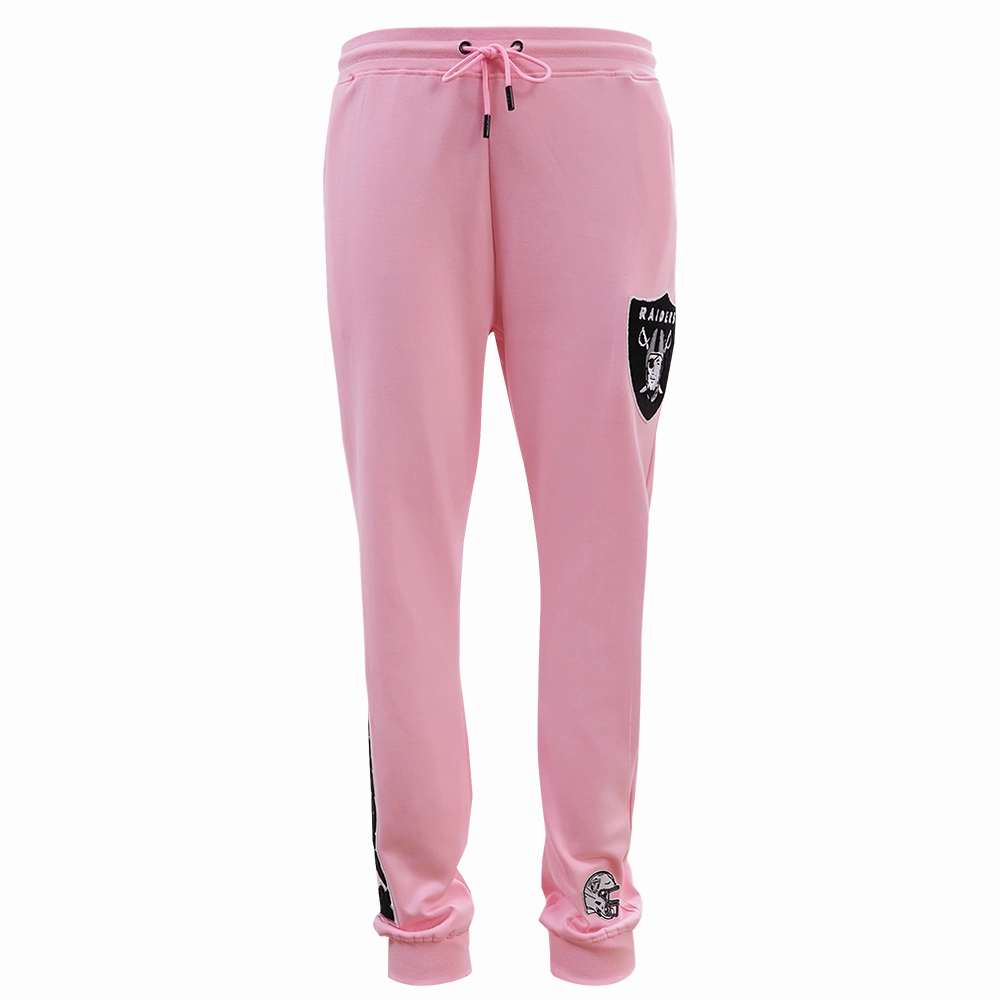 NFL LAS VEGAS RAIDERS CLASSIC CHENILLE MEN'S JOGGER (PINK)