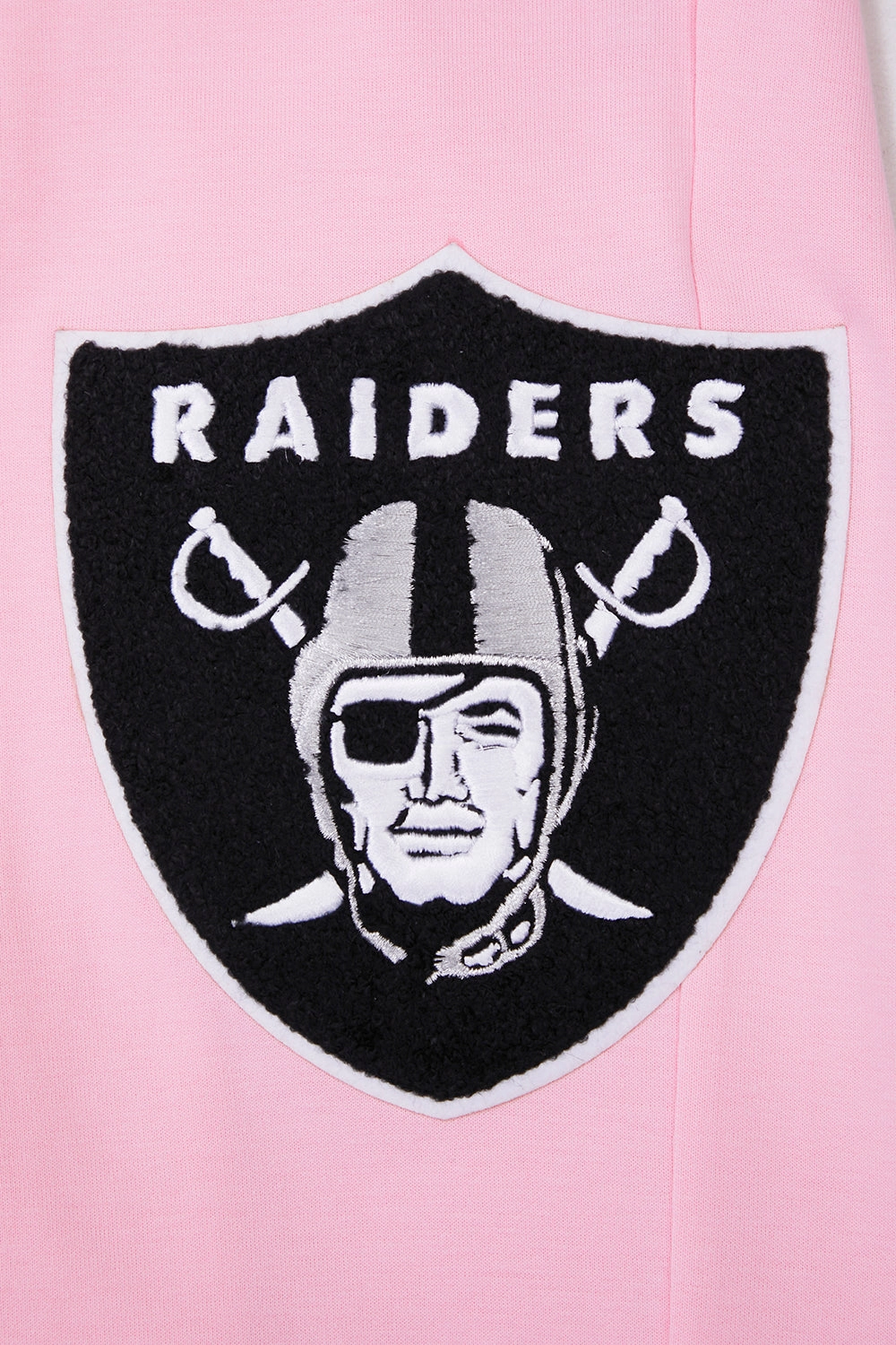 NFL LAS VEGAS RAIDERS CLASSIC CHENILLE MEN'S JOGGER (PINK)