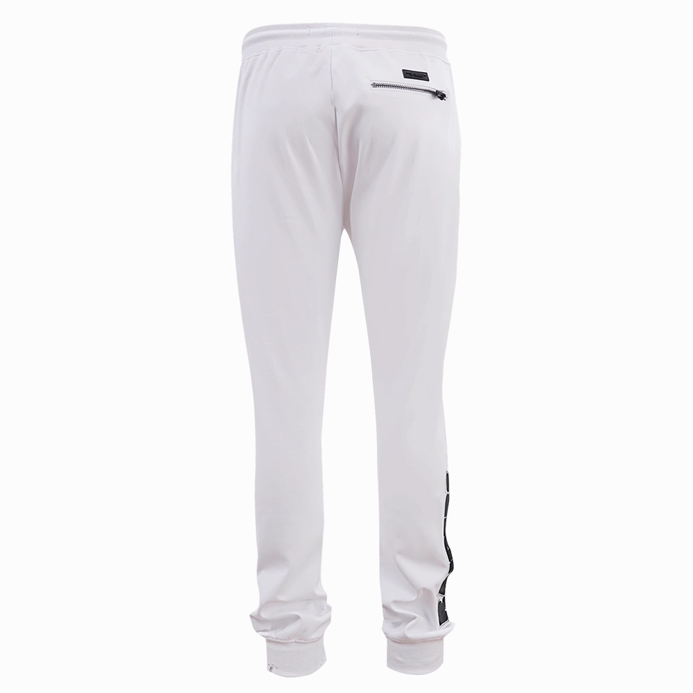 NFL LAS VEGAS RAIDERS CLASSIC CHENILLE MEN'S JOGGER (WHITE)