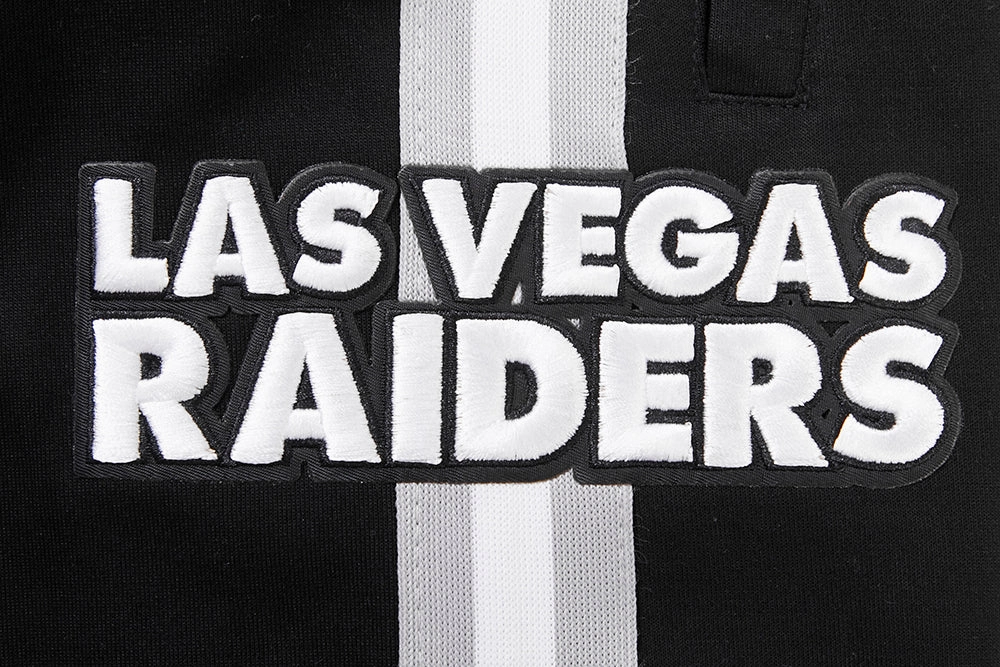 NFL LAS VEGAS RAIDERS CLASSIC CHENILLE MEN'S SHORT (BLACK)