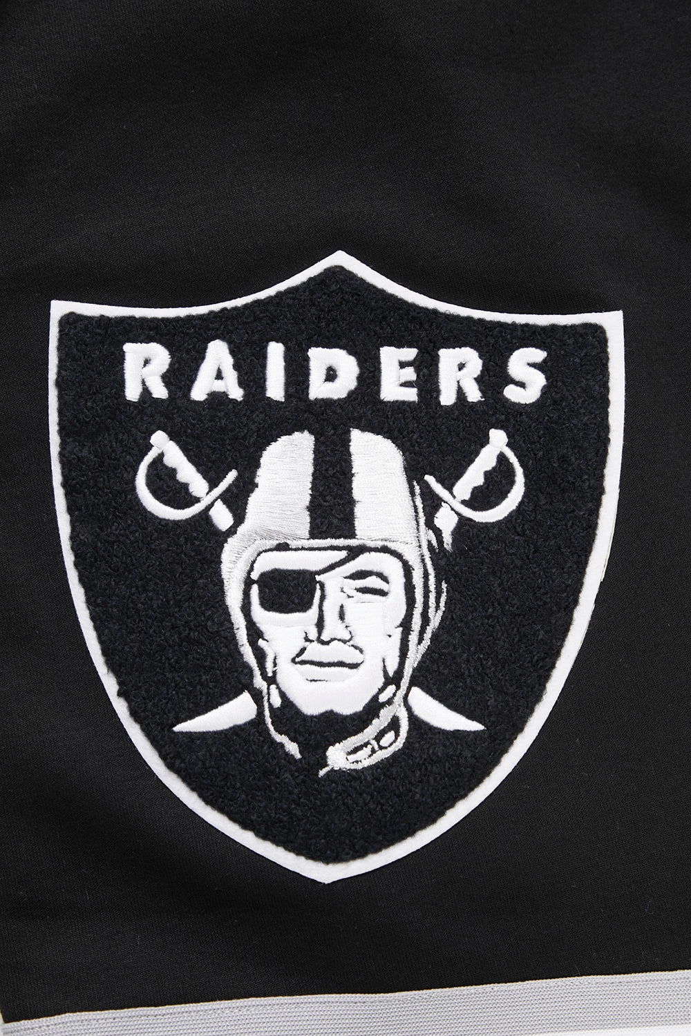 NFL LAS VEGAS RAIDERS CLASSIC CHENILLE MEN'S SHORT (BLACK)