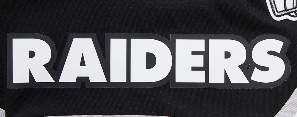 NFL LAS VEGAS RAIDERS CLASSIC CHENILLE MEN'S SHORT (BLACK)