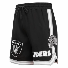 NFL LAS VEGAS RAIDERS CLASSIC CHENILLE MEN'S SHORT (BLACK)