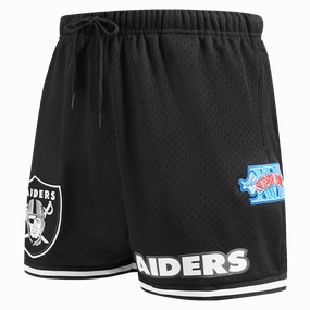 NFL LAS VEGAS RAIDERS CLASSIC MESH MEN'S SHORT (BLACK)