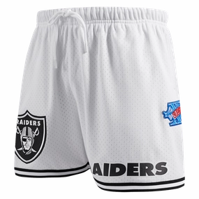 NFL LAS VEGAS RAIDERS CLASSIC MESH MEN'S SHORT (WHITE / BLACK / WHTE)