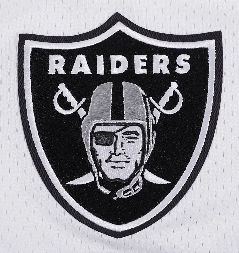 NFL LAS VEGAS RAIDERS CLASSIC MESH MEN'S SHORT (WHITE / BLACK / WHTE)