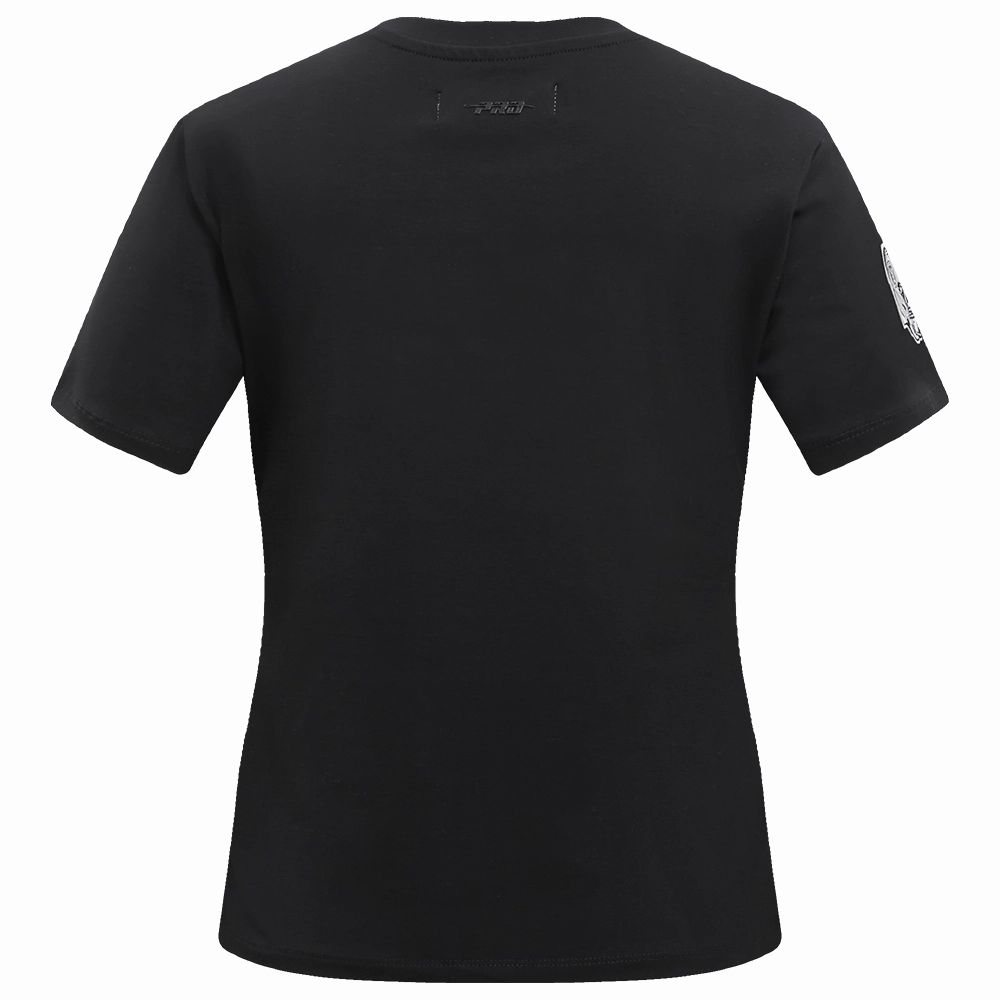 NFL LAS VEGAS RAIDERS CLASSIC SHORT SLEEVE WOMEN'S SLIM FIT TEE (BLACK)