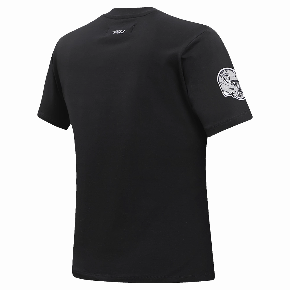 NFL LAS VEGAS RAIDERS CLASSIC SHORT SLEEVE WOMEN'S SLIM FIT TEE (BLACK)