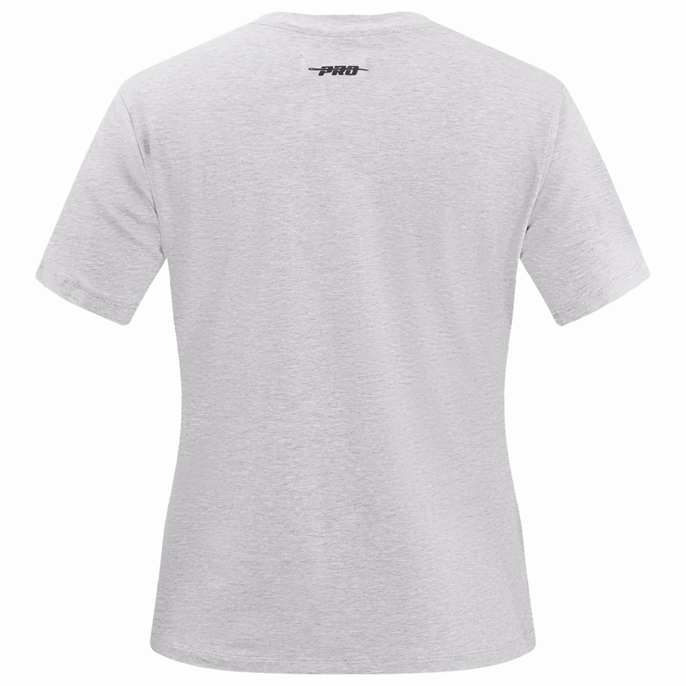 NFL LAS VEGAS RAIDERS CLASSIC SHORT SLEEVE WOMEN'S SLIM FIT TEE (HEATHER GREY)