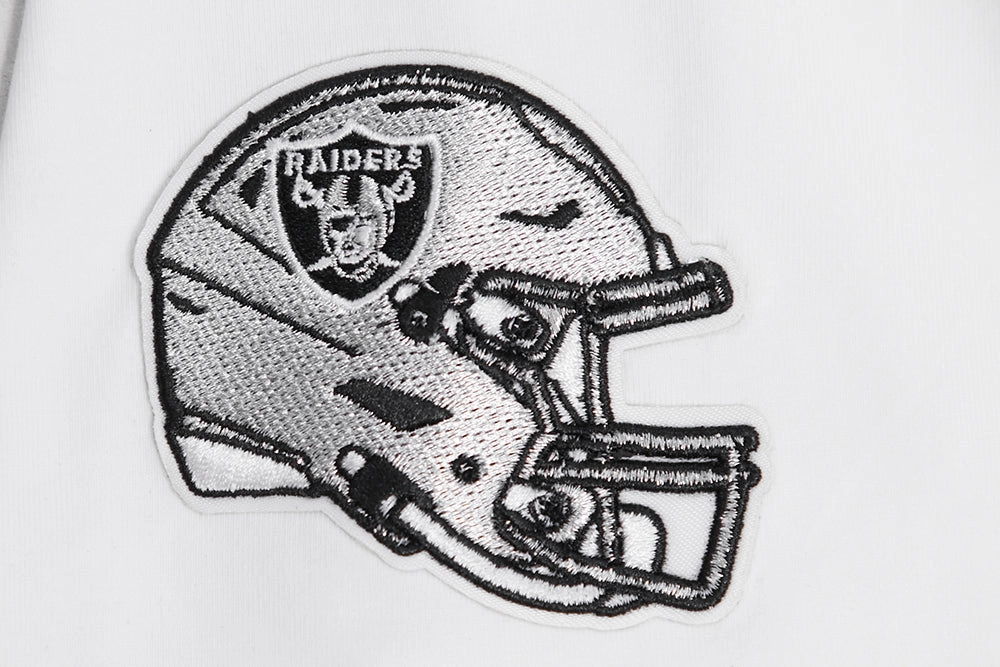 NFL LAS VEGAS RAIDERS CLASSIC SHORT SLEEVE WOMEN'S SLIM FIT TEE (WHITE)