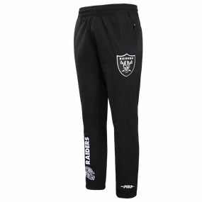 NFL LAS VEGAS RAIDERS CLASSIC WIND SUIT MEN'S WOVEN PANT (BLACK)