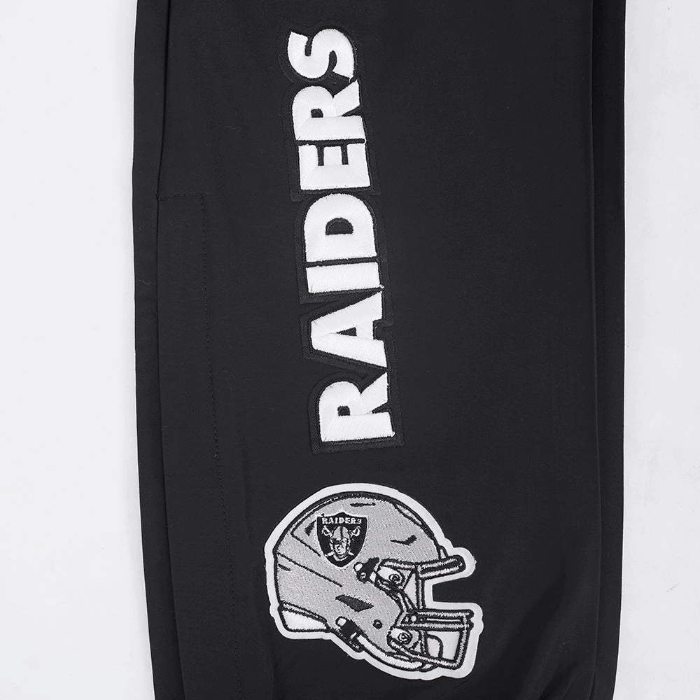 NFL LAS VEGAS RAIDERS CLASSIC WIND SUIT MEN'S WOVEN PANT (BLACK)