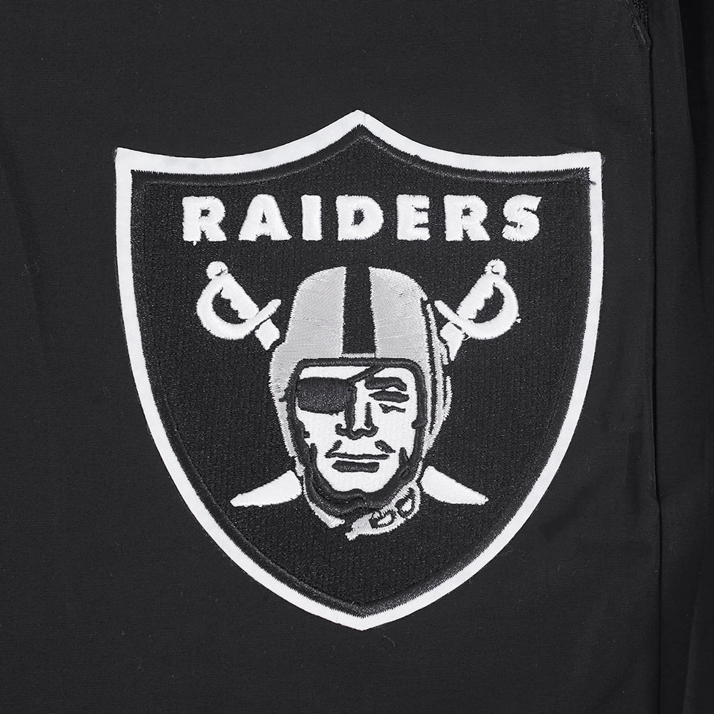 NFL LAS VEGAS RAIDERS CLASSIC WIND SUIT MEN'S WOVEN PANT (BLACK)