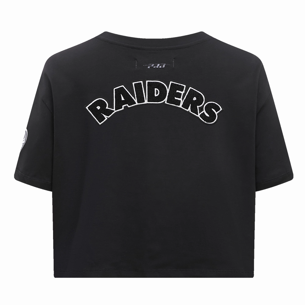 NFL LAS VEGAS RAIDERS CLASSIC WOMEN'S BOXY TEE (BLACK)