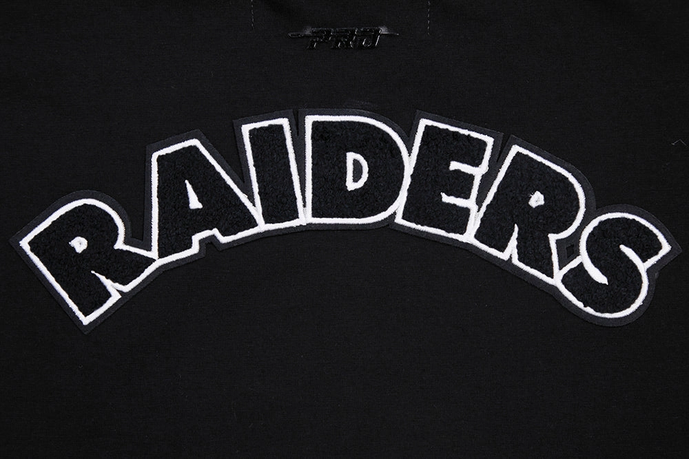 NFL LAS VEGAS RAIDERS CLASSIC WOMEN'S BOXY TEE (BLACK)
