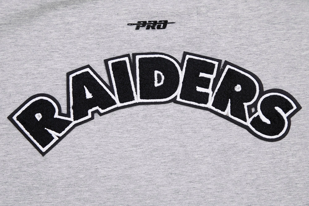 NFL LAS VEGAS RAIDERS CLASSIC WOMEN'S BOXY TEE (HEATHER GREY)
