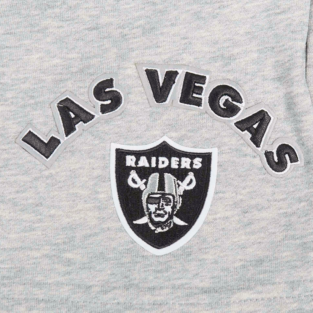 NFL LAS VEGAS RAIDERS CLASSIC WOMEN'S FLEECE SHORT (HEATHER GREY)