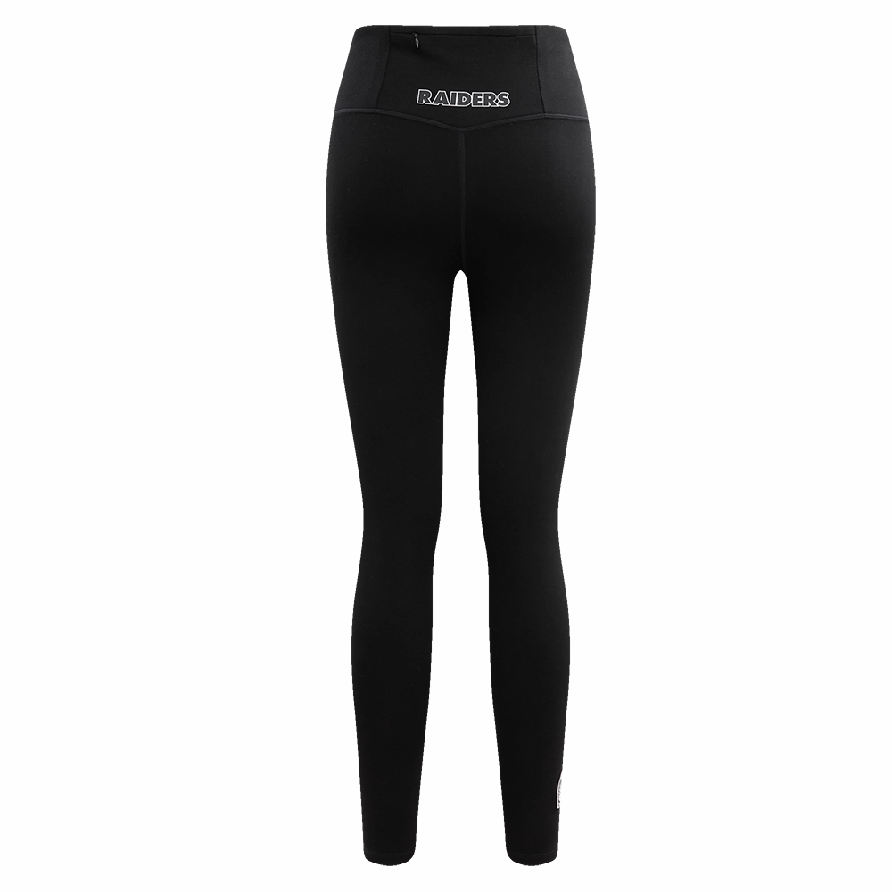 NFL LAS VEGAS RAIDERS CLASSIC WOMEN'S JERSEY LEGGING (BLACK)