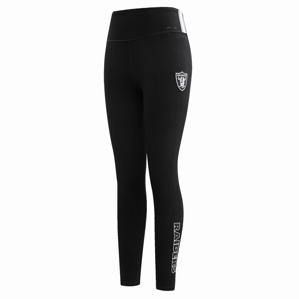 NFL LAS VEGAS RAIDERS CLASSIC WOMEN'S JERSEY LEGGING (BLACK)