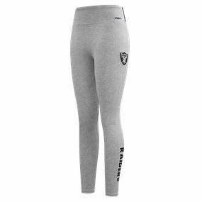 NFL LAS VEGAS RAIDERS CLASSIC WOMEN'S JERSEY LEGGING (HEATHER GREY)