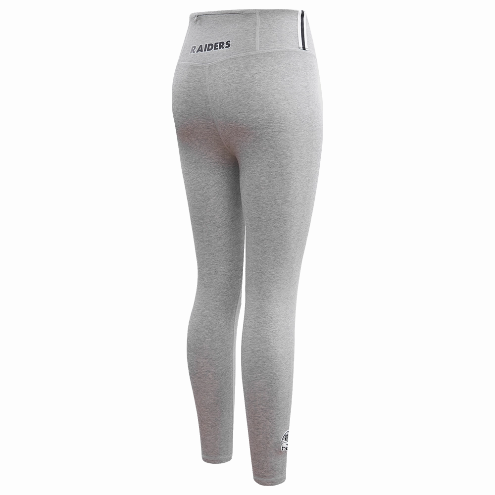 NFL LAS VEGAS RAIDERS CLASSIC WOMEN'S JERSEY LEGGING (HEATHER GREY)