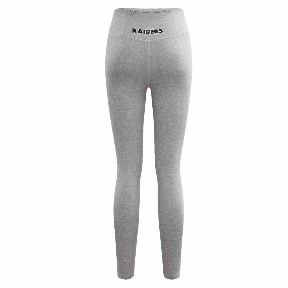 NFL LAS VEGAS RAIDERS CLASSIC WOMEN'S JERSEY LEGGING (HEATHER GREY)