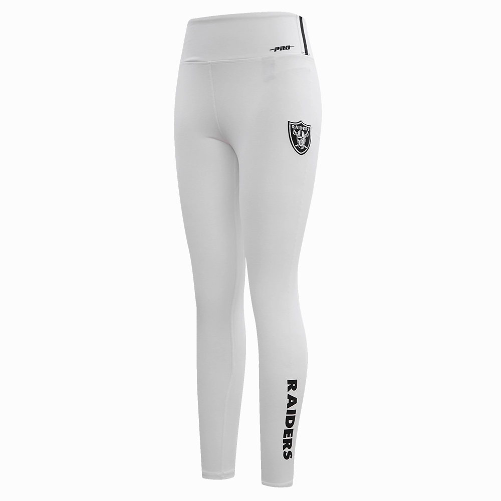 NFL LAS VEGAS RAIDERS CLASSIC WOMEN'S JERSEY LEGGING (WHITE)