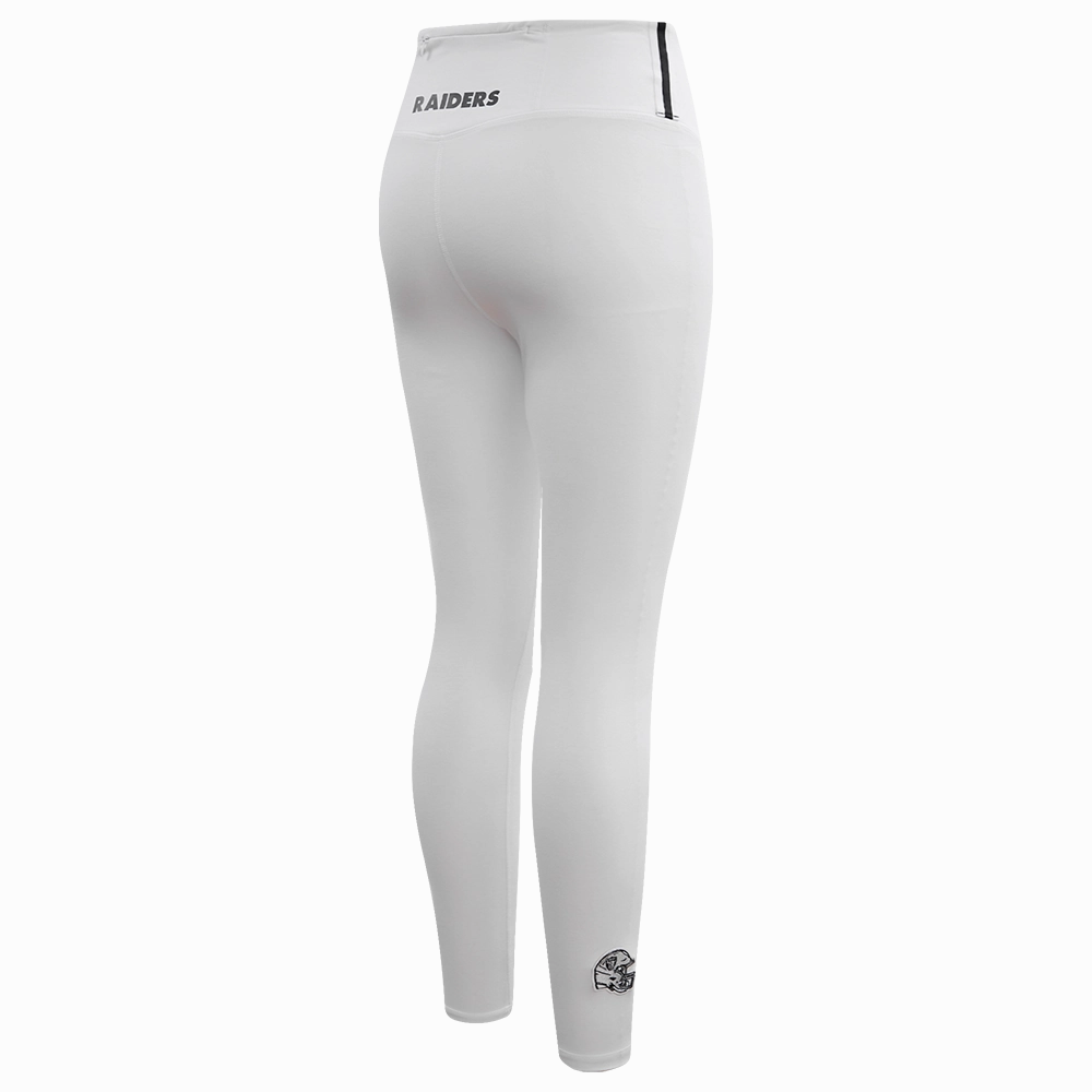 NFL LAS VEGAS RAIDERS CLASSIC WOMEN'S JERSEY LEGGING (WHITE)