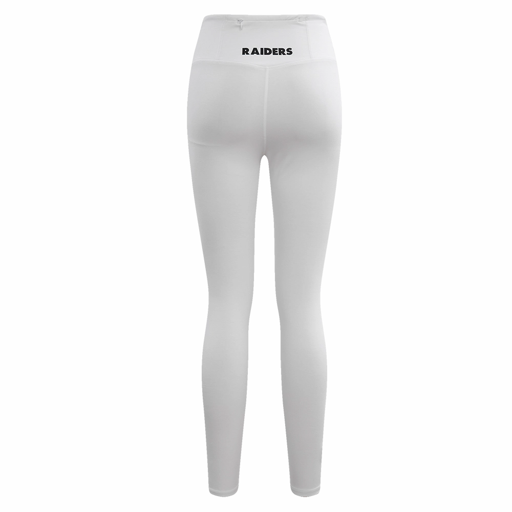 NFL LAS VEGAS RAIDERS CLASSIC WOMEN'S JERSEY LEGGING (WHITE)