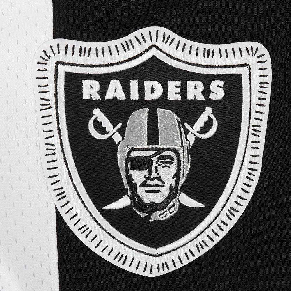 NFL LAS VEGAS RAIDERS DIY PICK STITCH MEN'S DOUBLE KNIT 2.0 SHORT (BLACK)