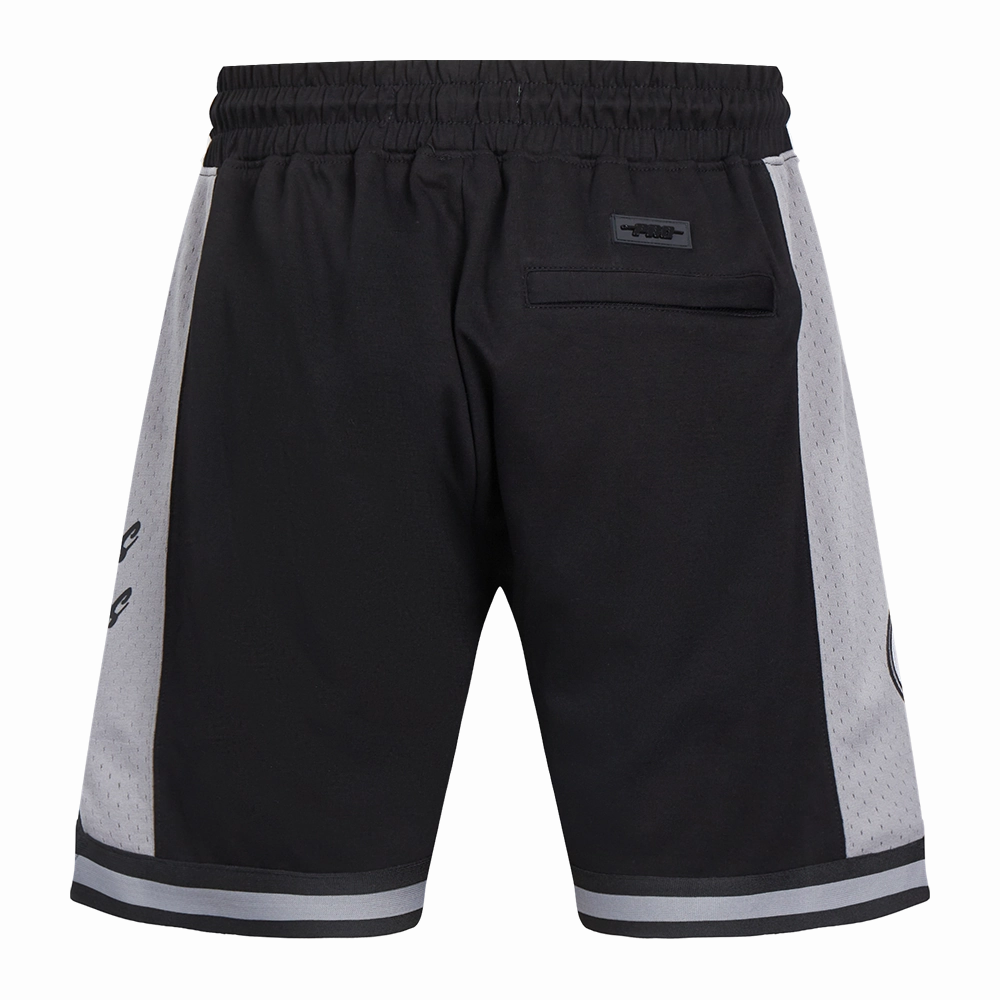 NFL LAS VEGAS RAIDERS FAST LANE DOUBLE KNIT 2.0 MEN'S SHORT (BLACK/GRAY)