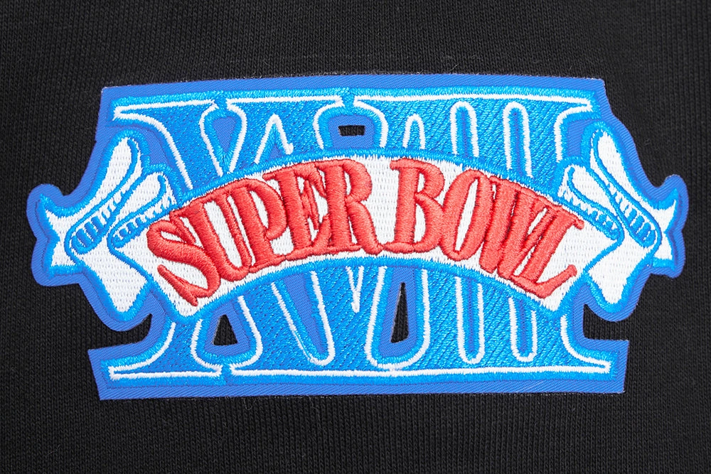NFL LAS VEGAS RAIDERS MASHUP MEN'S RIB CREWNECK (BLACK/GRAY)