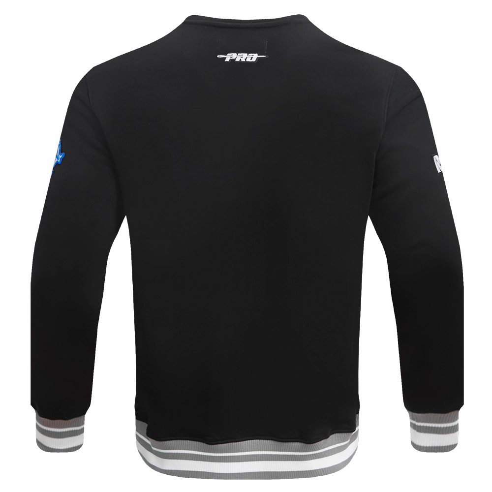 NFL LAS VEGAS RAIDERS MASHUP MEN'S RIB CREWNECK (BLACK/GRAY)