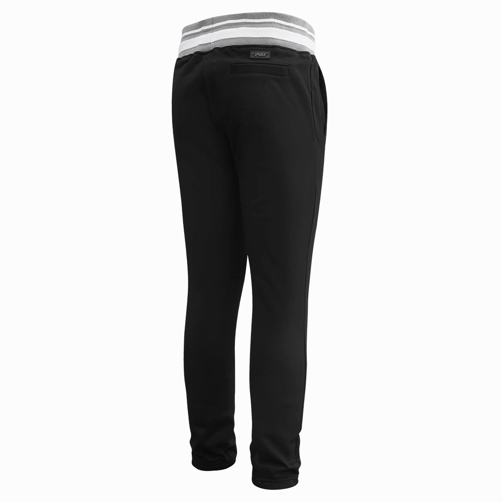 NFL LAS VEGAS RAIDERS MASHUP MEN'S RIB SWEATPANT (BLACK/GRAY)