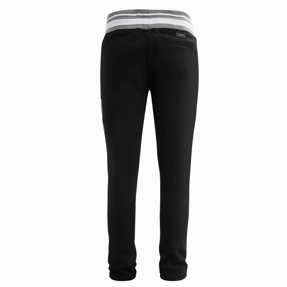 NFL LAS VEGAS RAIDERS MASHUP MEN'S RIB SWEATPANT (BLACK/GRAY)