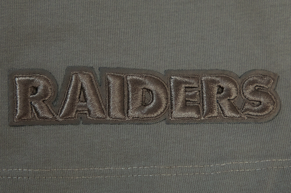 NFL LAS VEGAS RAIDERS NEUTRAL DROP SHOULDER MEN'S TEE (DARK TAUPE)