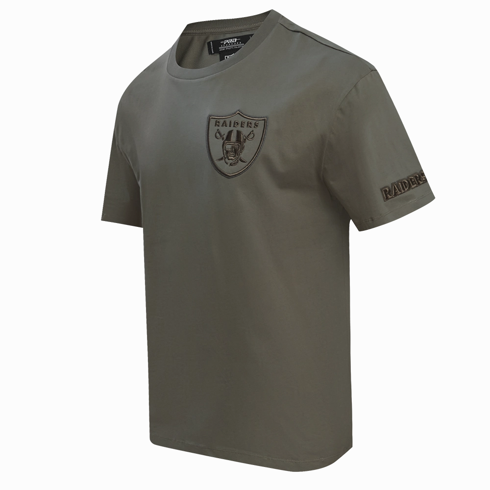 NFL LAS VEGAS RAIDERS NEUTRAL DROP SHOULDER MEN'S TEE (DARK TAUPE)