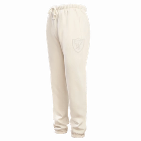 NFL LAS VEGAS RAIDERS NEUTRAL FLEECE SWEATPANT (EGGSHELL)