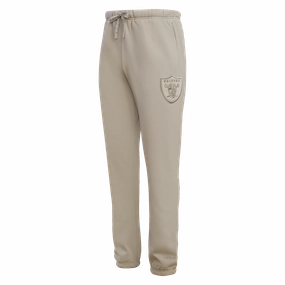 NFL LAS VEGAS RAIDERS NEUTRAL FLEECE SWEATPANT (TAUPE)