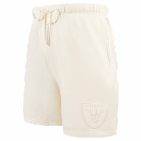 NFL LAS VEGAS RAIDERS NEUTRAL MEN'S SHORT (EGGSHELL)