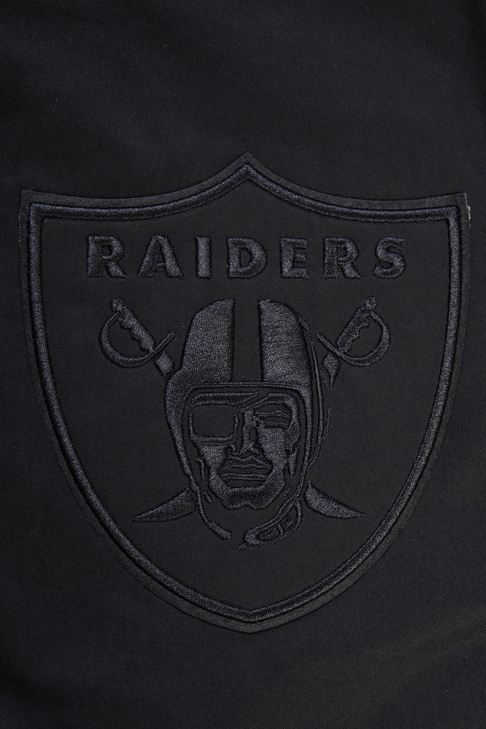 NFL LAS VEGAS RAIDERS NEUTRAL MEN'S TWILL JACKET (BLACK)