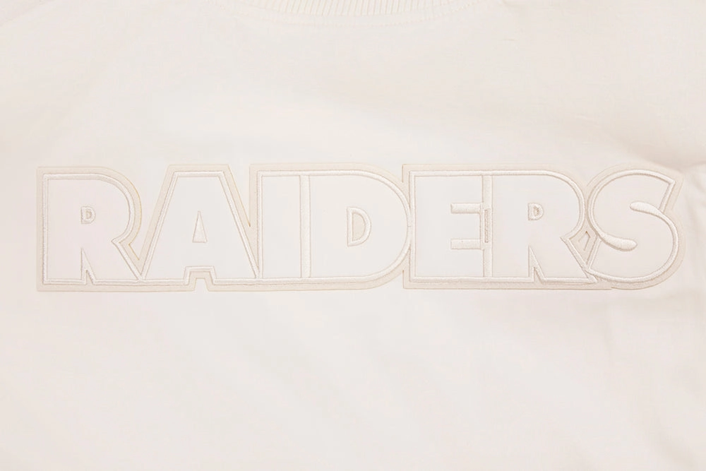 NFL LAS VEGAS RAIDERS NEUTRAL MEN'S TWILL JACKET (EGGSHELL)