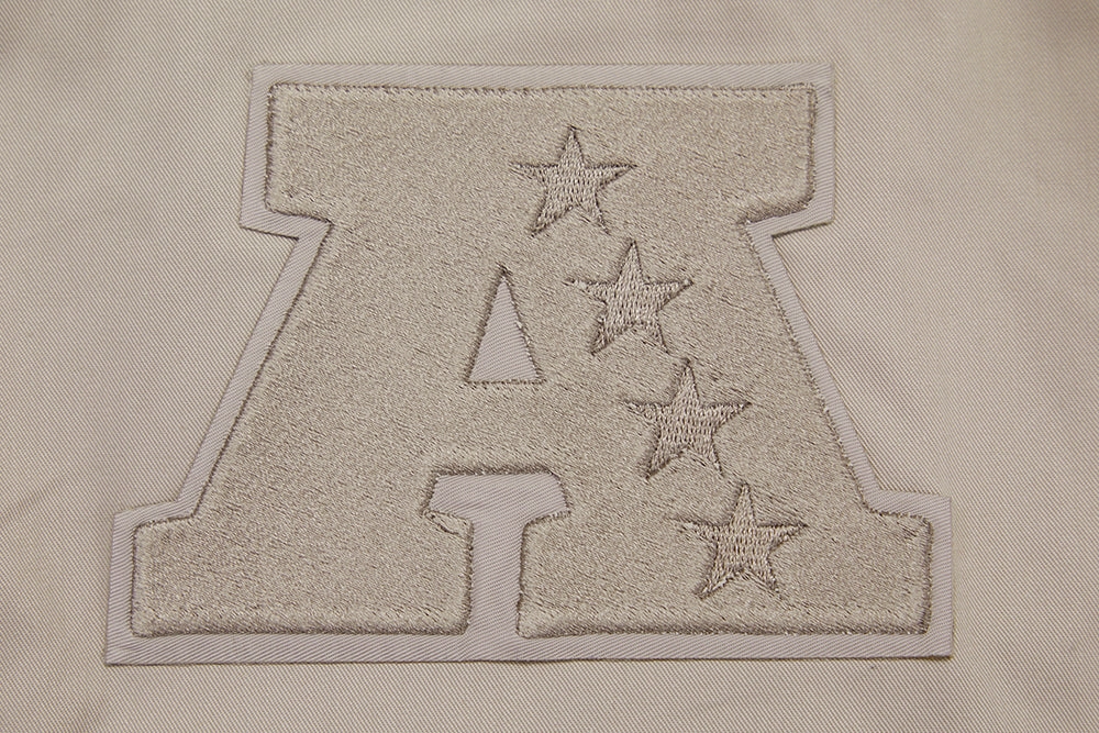NFL LAS VEGAS RAIDERS NEUTRAL TWILL JACKET (TAUPE)